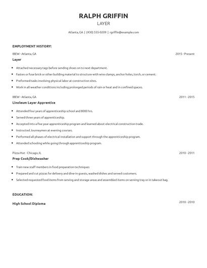 Layer Resume