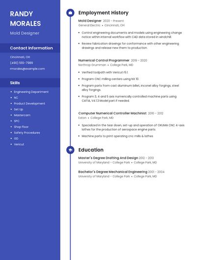 Mold Designer Resume