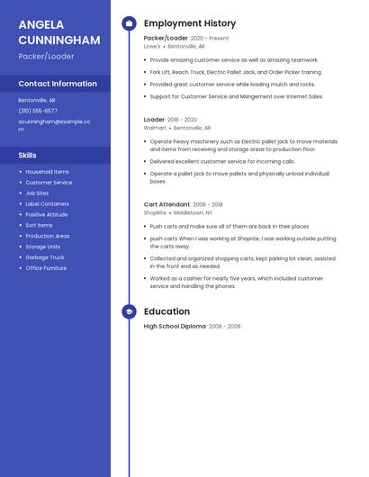 Packer/Loader Resume