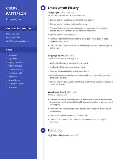 Ramp Agent Resume