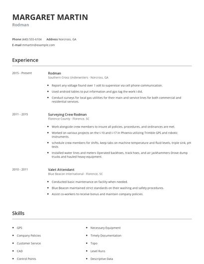 Rodman Resume