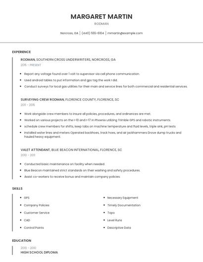 Rodman Resume