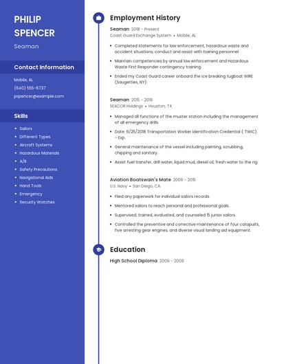 Seaman Resume