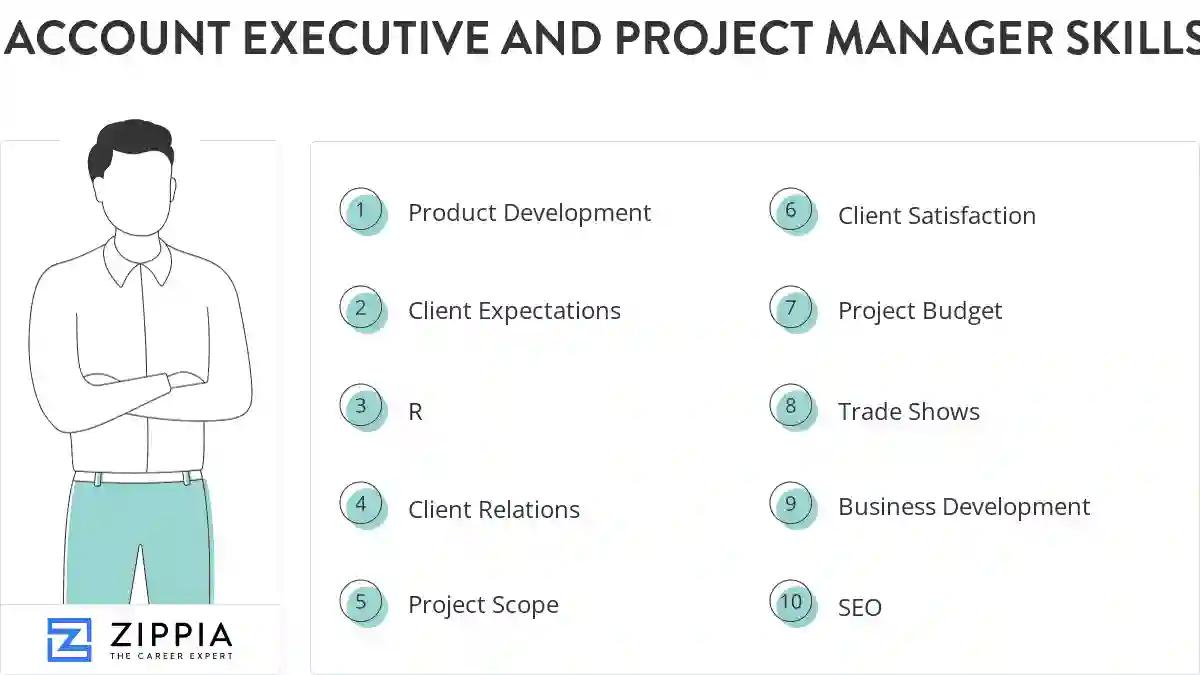 Account executive and project manager skills