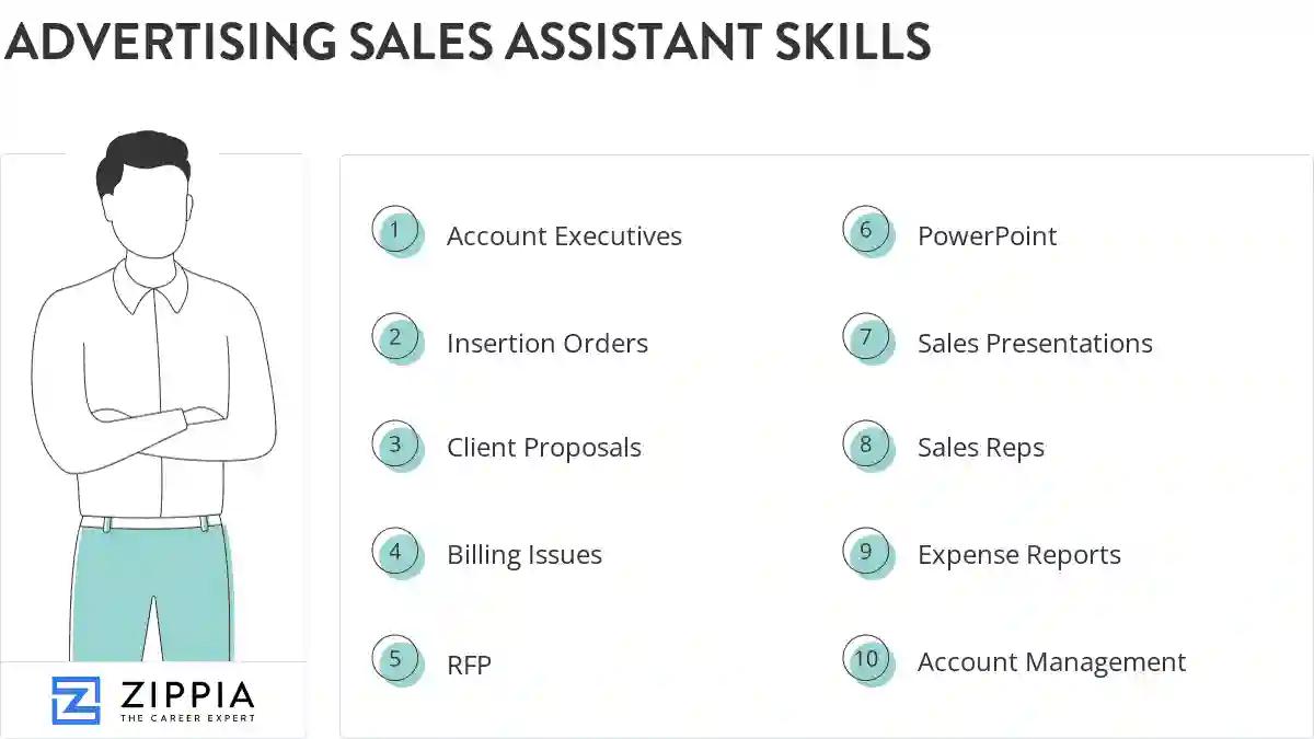 Advertising sales assistant skills