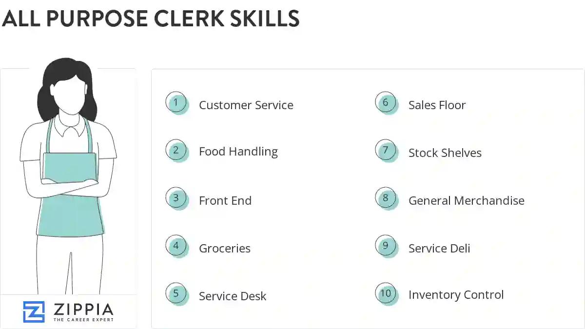 All purpose clerk skills