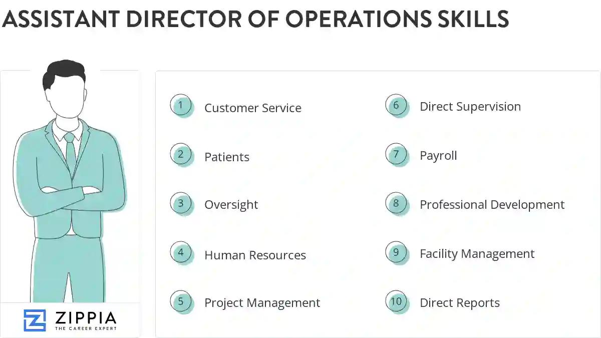 Assistant director of operations skills