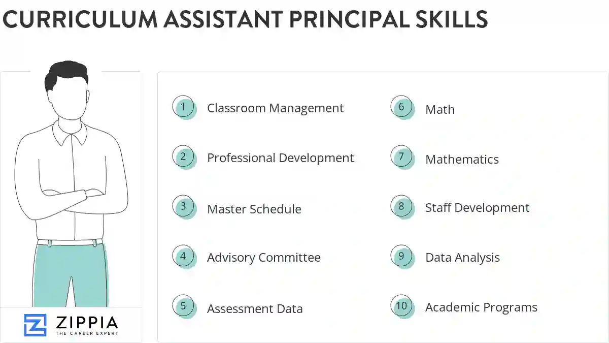 Curriculum assistant principal skills