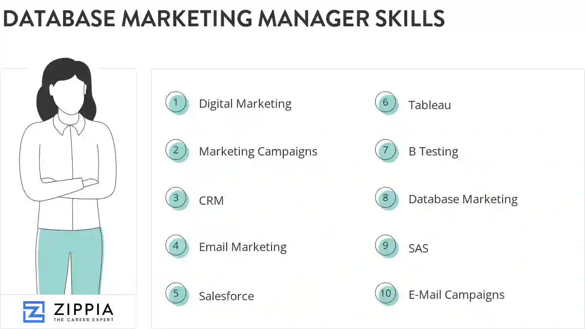 Database marketing manager skills