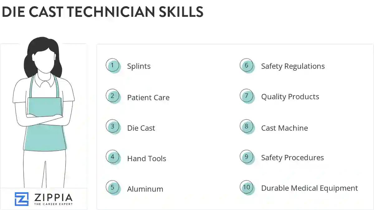 Die cast technician skills