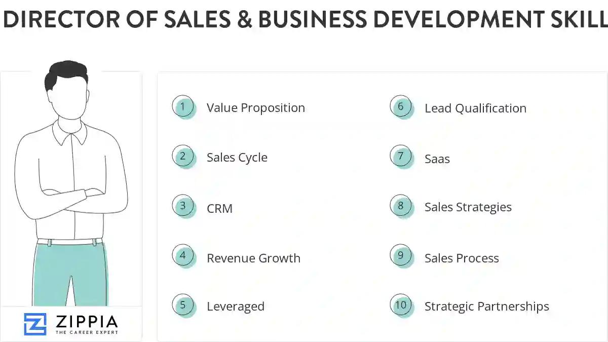 Director of sales & business development skills