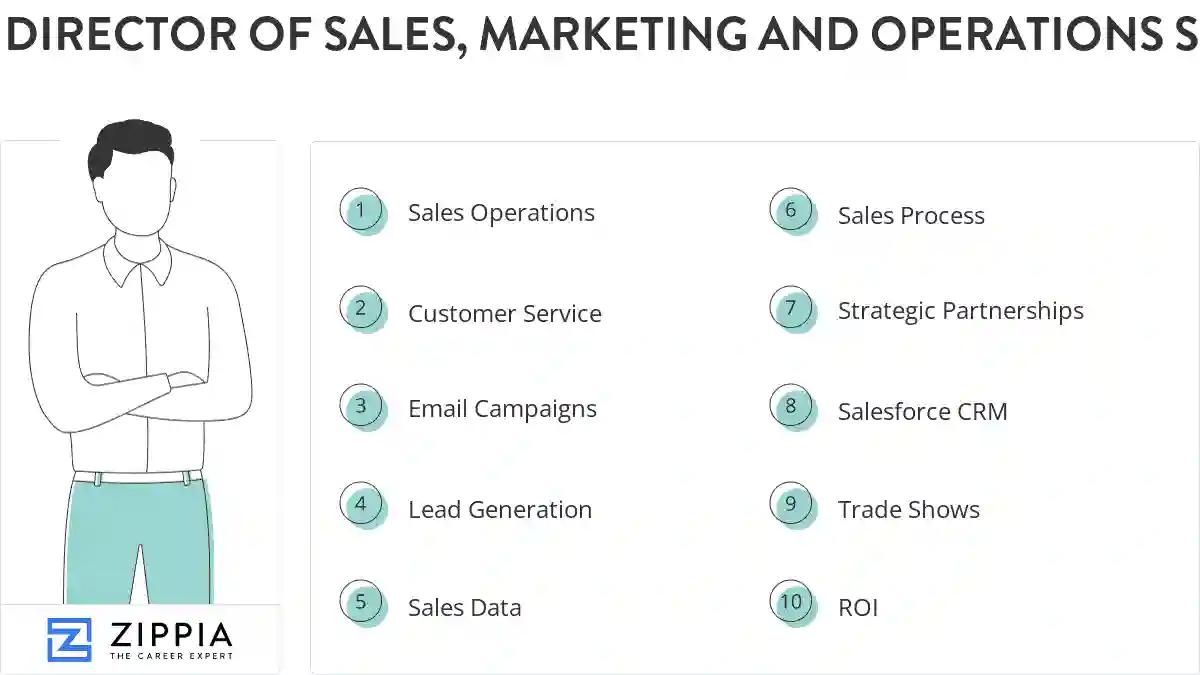 Director of sales, marketing and operations skills