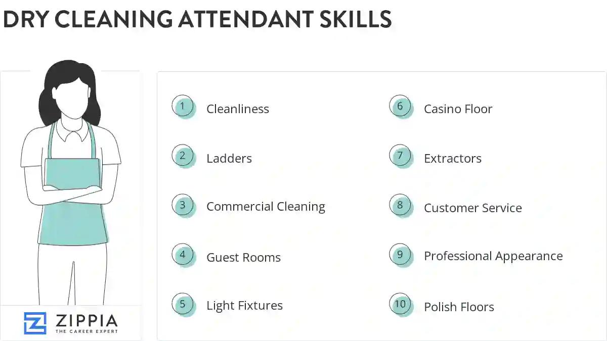Dry cleaning attendant skills