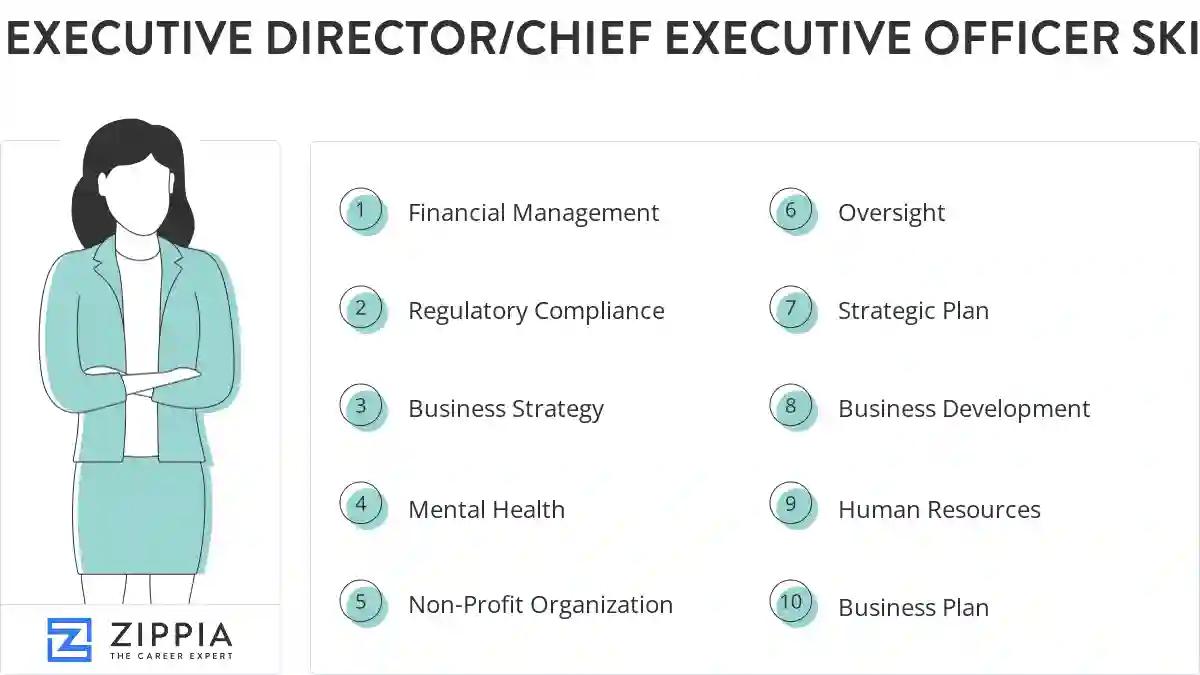 Executive director/chief executive officer skills