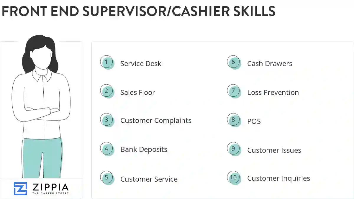 Front end supervisor/cashier skills