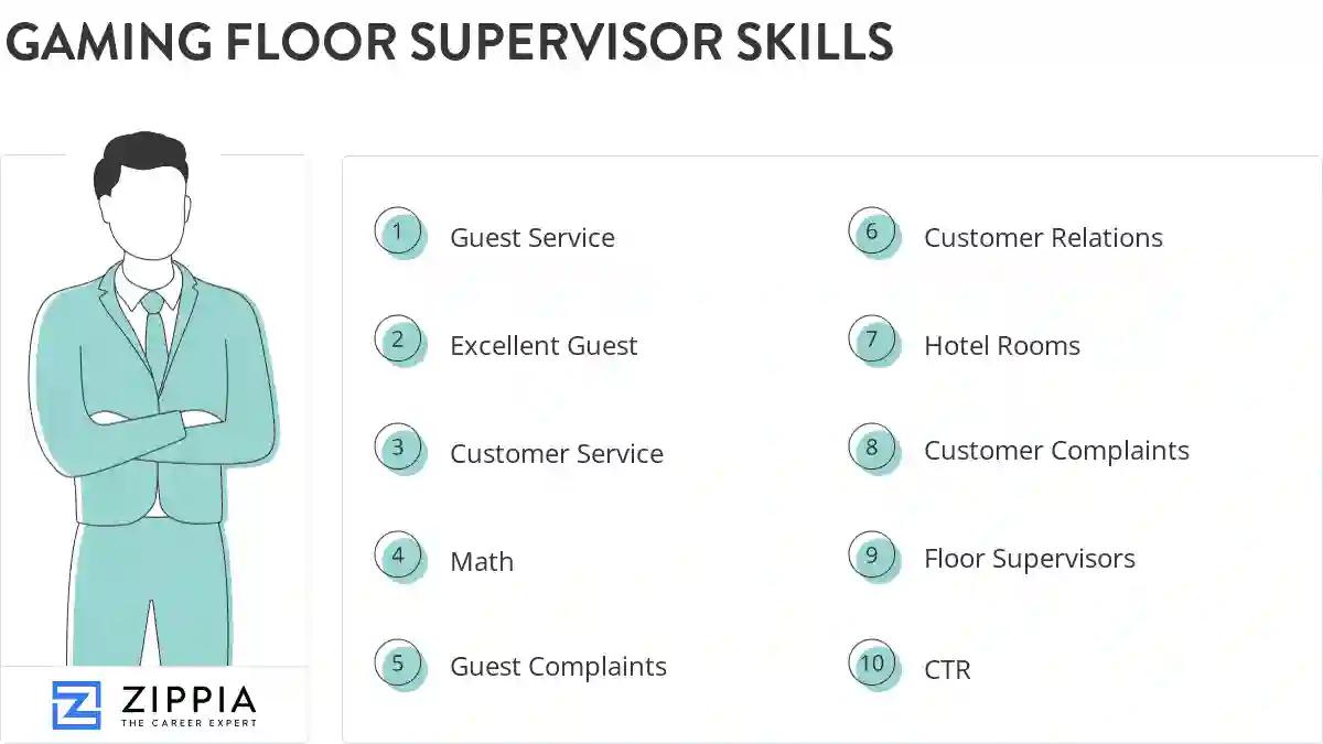 Gaming floor supervisor skills