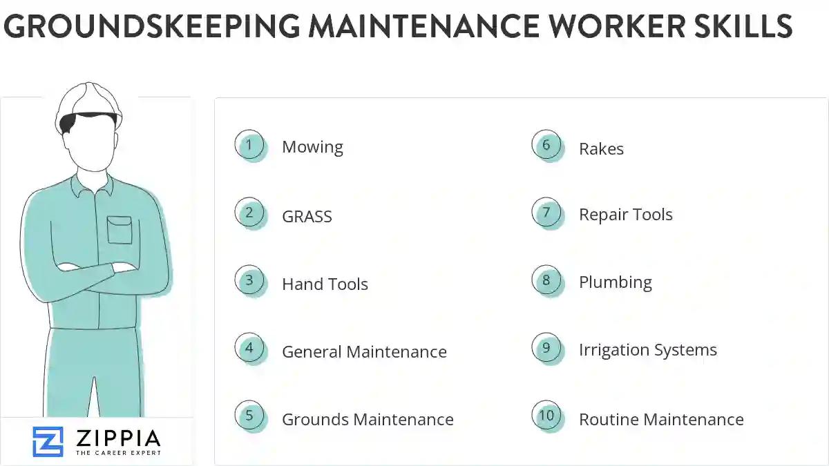 Groundskeeping maintenance worker skills