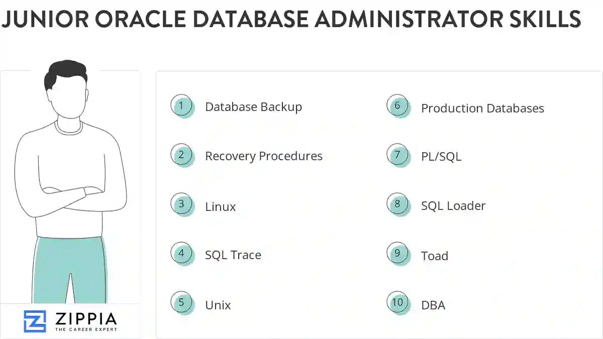 Junior oracle database administrator skills