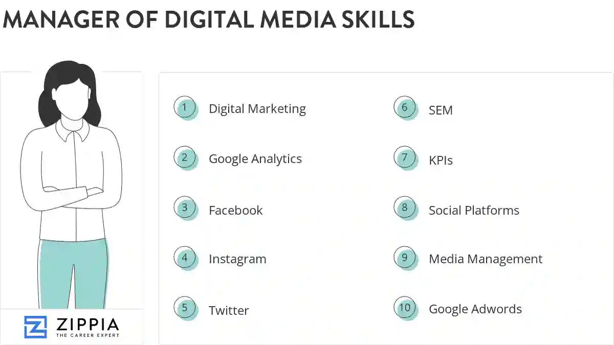 Manager of digital media skills