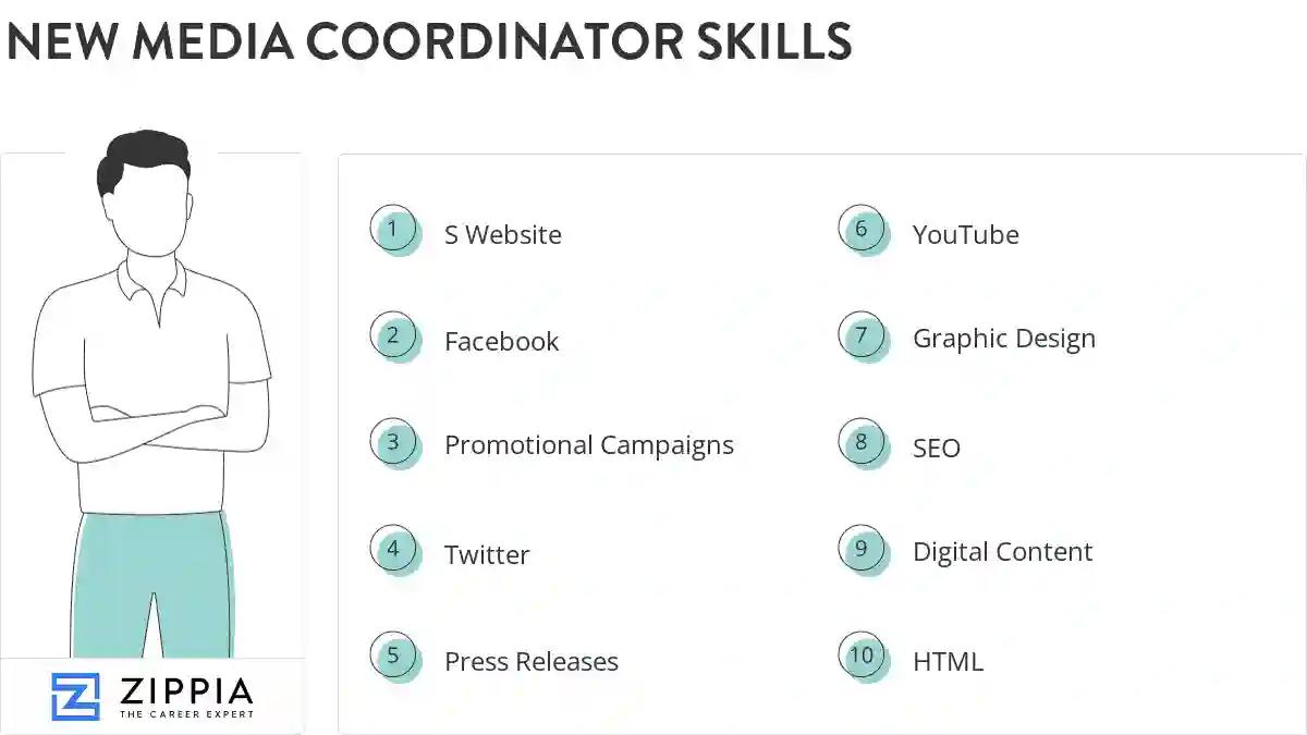 New media coordinator skills