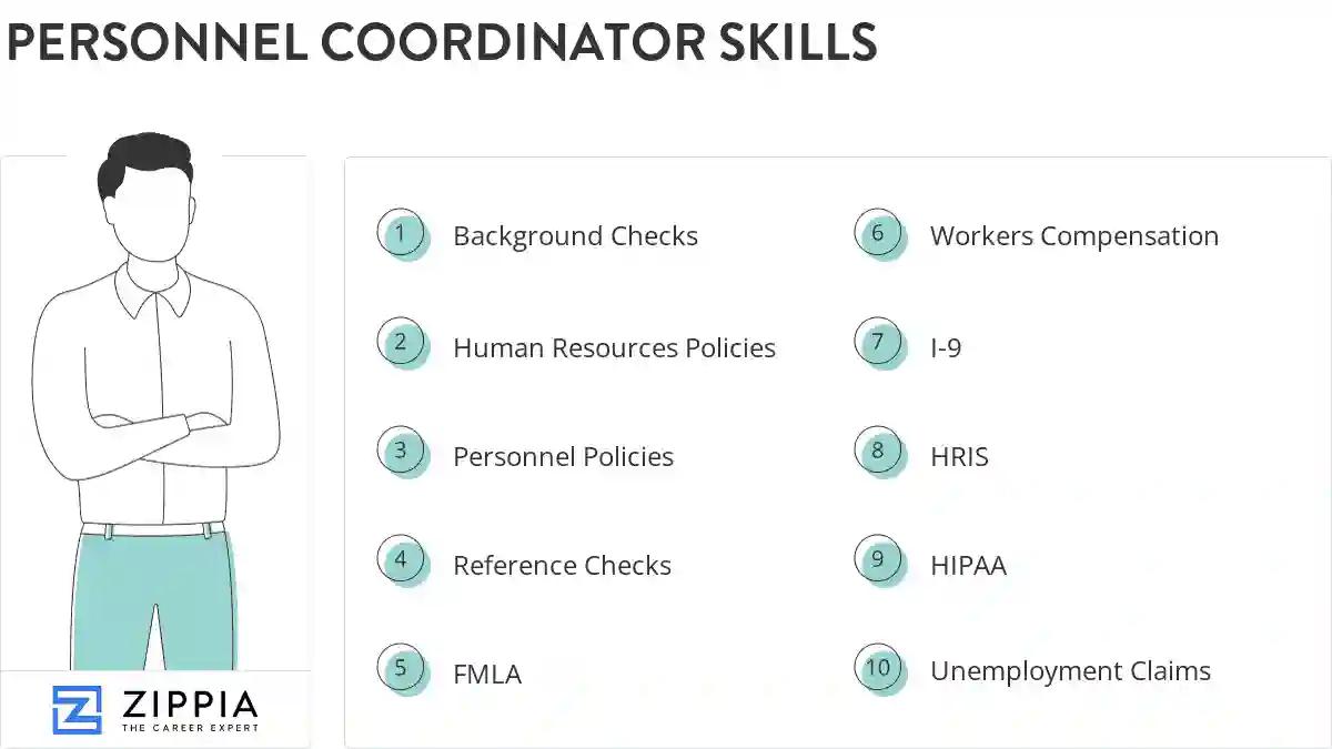 Personnel coordinator skills