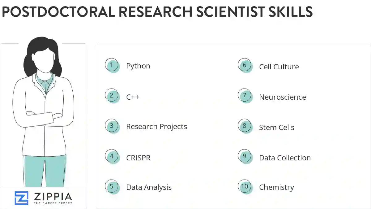 Postdoctoral research scientist skills