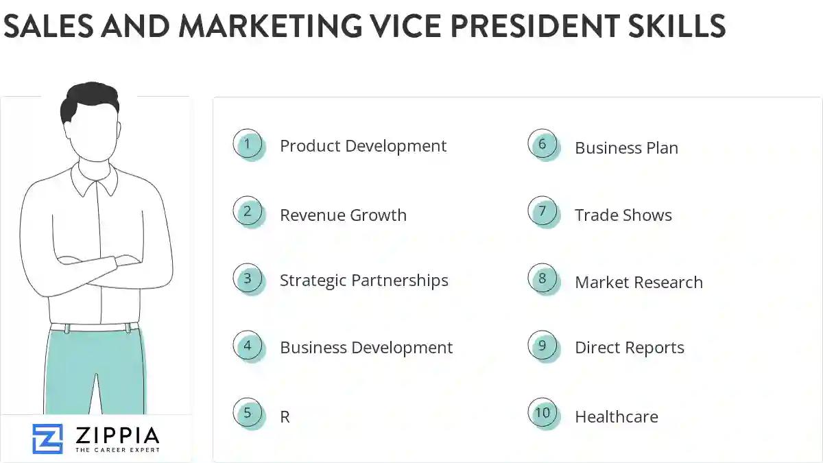 Sales and marketing vice president skills