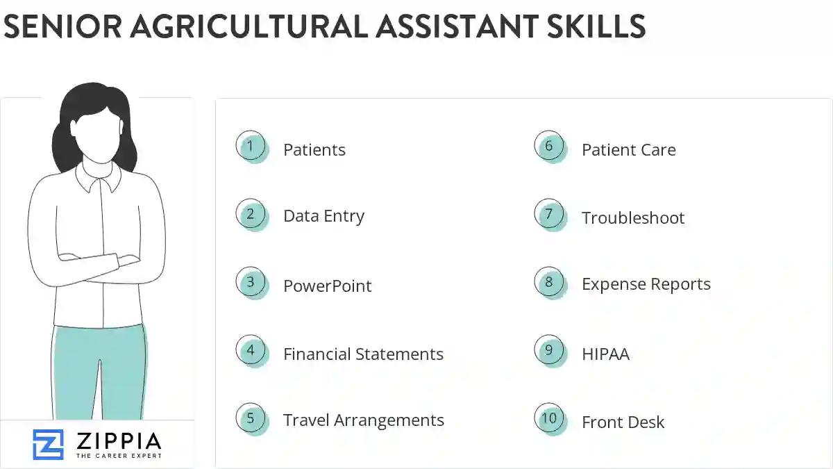 Senior agricultural assistant skills