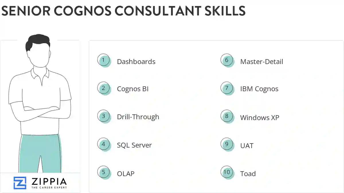 Senior cognos consultant skills