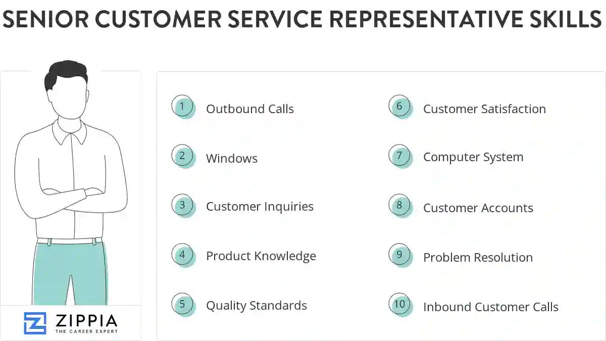 Senior customer service representative skills