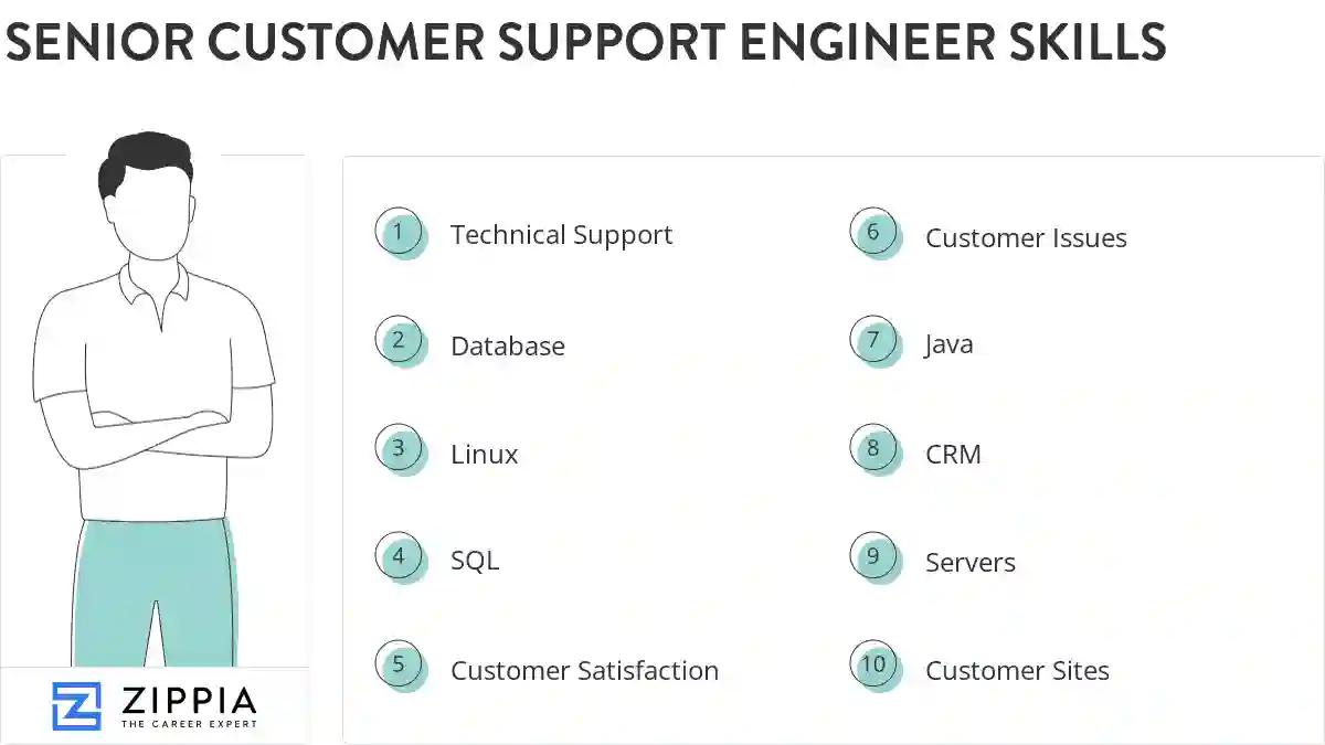 Senior customer support engineer skills
