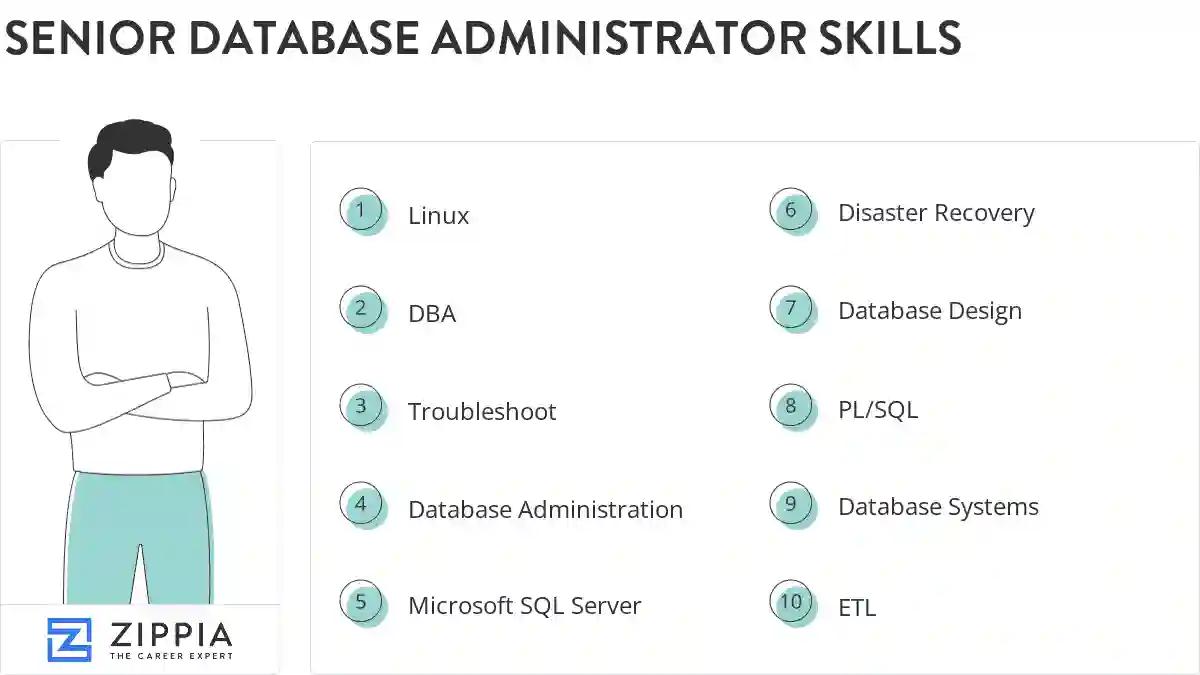 Senior database administrator skills
