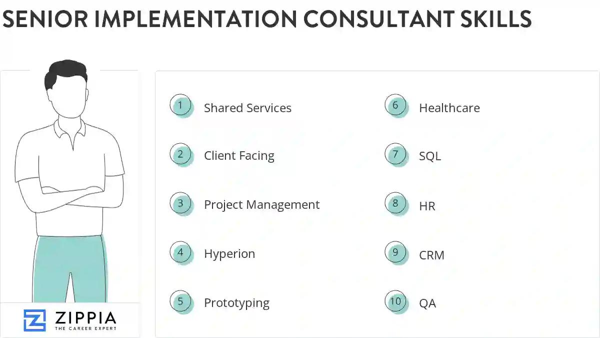 Senior implementation consultant skills