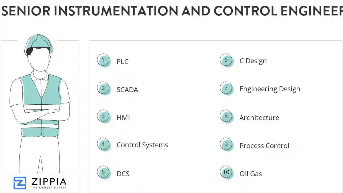 Senior instrumentation and control engineer skills