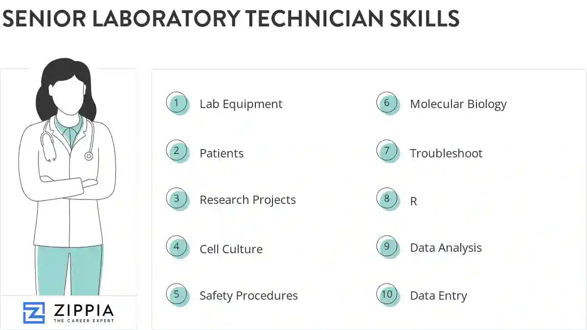 Senior laboratory technician skills