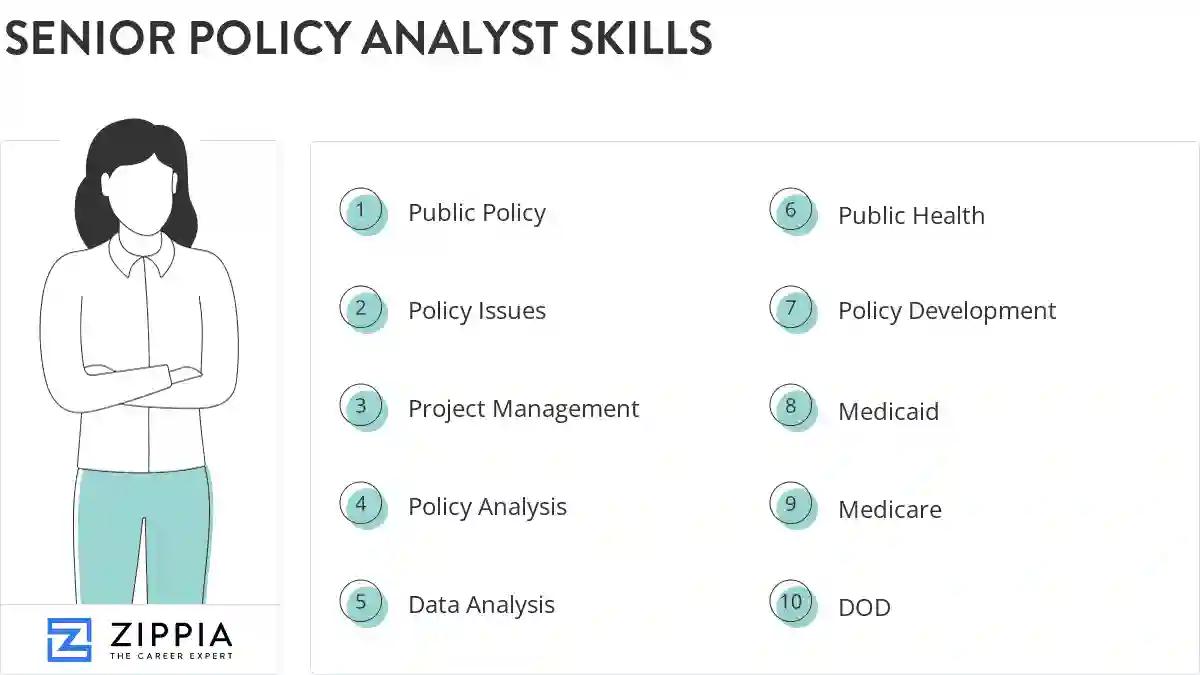 Senior policy analyst skills
