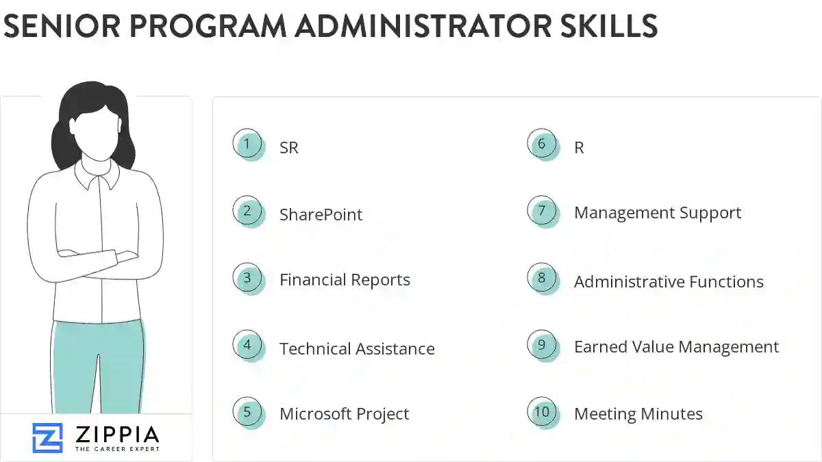 Senior program administrator skills