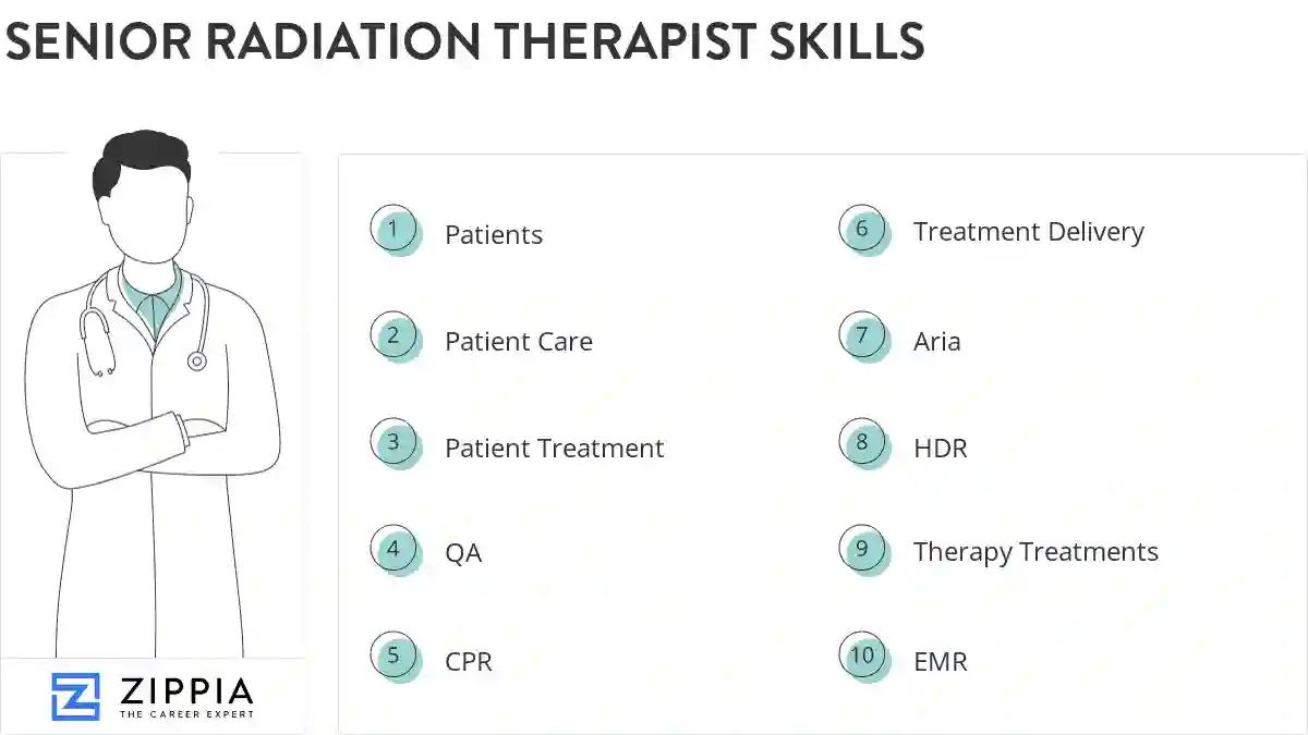 Senior radiation therapist skills