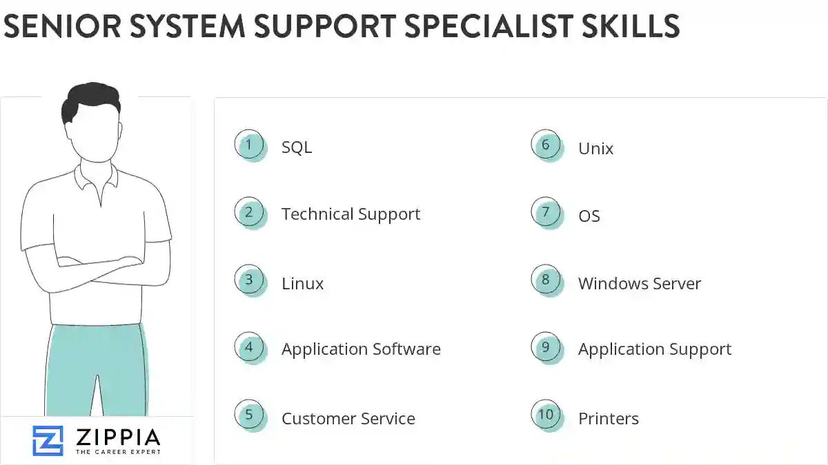 Senior system support specialist skills