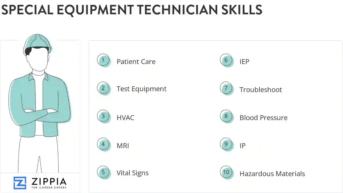 Special equipment technician skills