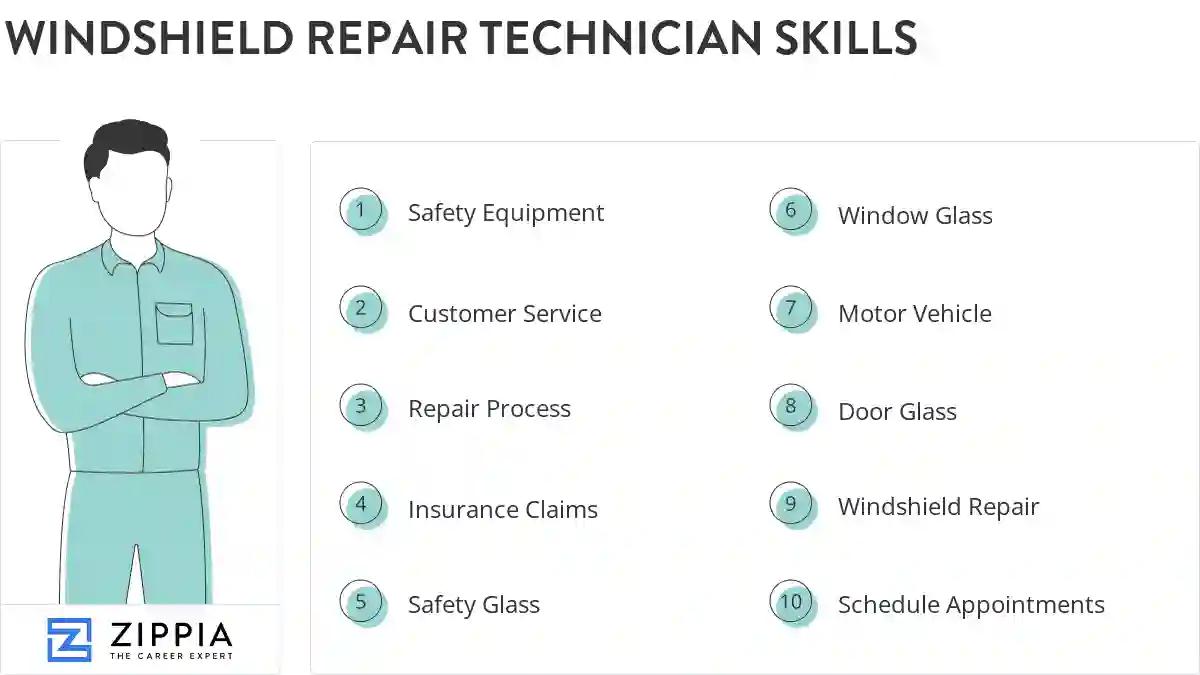 Windshield repair technician skills
