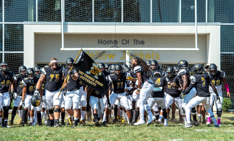 The Yellow Jackets football team.