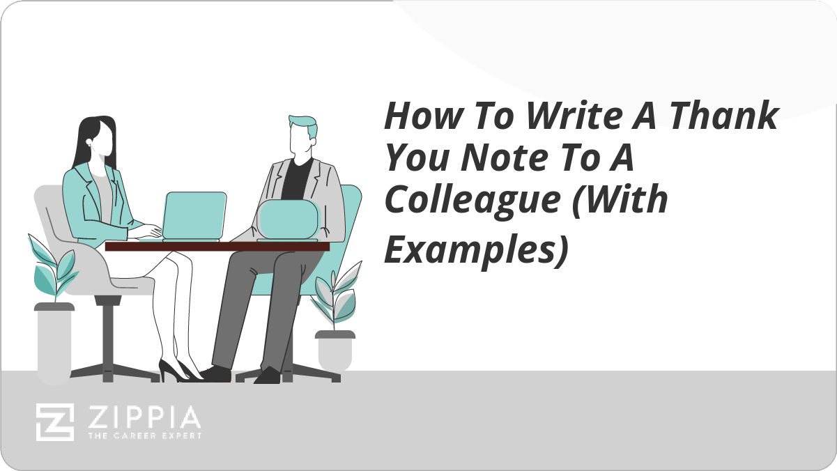 How To Write A Thank You Note To A Colleague (With Examples) - Zippia