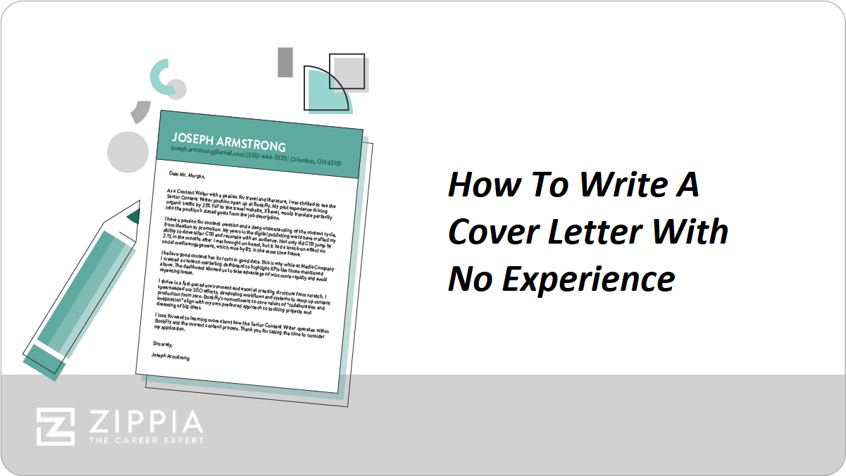 How To Write A Cover Letter With No Experience