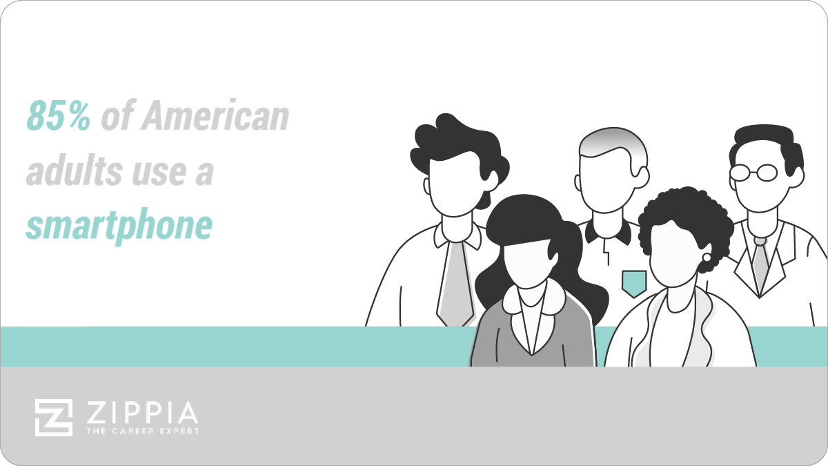 85% of American adults use a smartphone