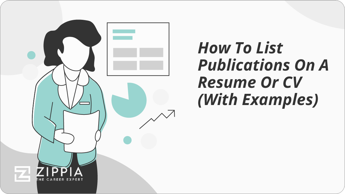 How To List Publications On A Resume Or CV (With Examples) - Zippia